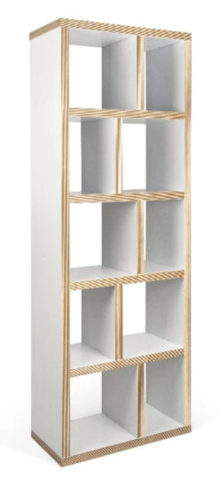 Temahome - Berlin Reol - Hvit - 198x70