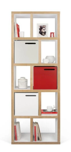 Temahome - Berlin Reol - Hvit - 198x70 8 Temahome - Berlin Reol - Hvit - 198x70 -UNOLIVING Butikk temahome berlin reol hvid 70x198 reoler TE00359 3 a8f1