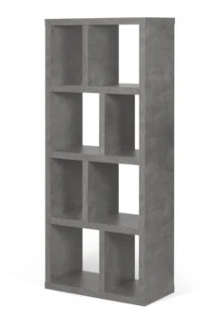 Temahome Berlin Reol - Mørk Betongrå, 159x70 -UNOLIVING Butikk temahome berlin reol moerk betongraa 159x70 reoler TE00674 3 1f3b