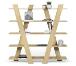 Temahome - Wind Reol - Eikefiner -UNOLIVING Butikk temahome wind reol egefiner reoler TE00520 6 9dee