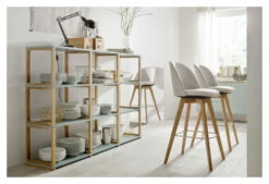 TENZO - Art Reol 3x3, Hvit, Eik -UNOLIVING Butikk tenzo art reol 3x3 hvid eg reoler TZ00233 5 1e6f