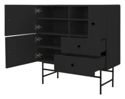 COCKTAIL Skap - Sort -UNOLIVING Butikk tenzo cocktail skab sort skab TZ00684 5 6e13