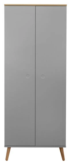 TENZO - Dot Garderobeskap, Eik, Grå