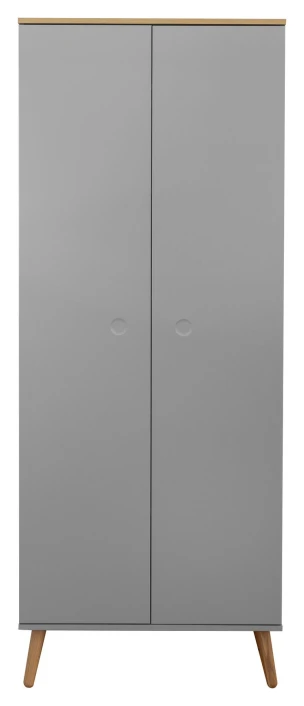 TENZO - Dot Garderobeskap, Eik, Grå 3 TENZO - Dot Garderobeskap, Eik, Grå -UNOLIVING Butikk tenzo dot garderobeskab eg graa garderobeskabe TZ00333 1 89d3