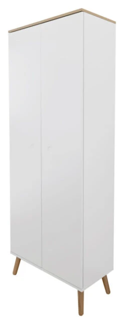 TENZO - Dot Garderobeskap, Eik, Hvit -UNOLIVING Butikk tenzo dot garderobeskab eg hvid garderobeskabe TZ00332 4 9c92