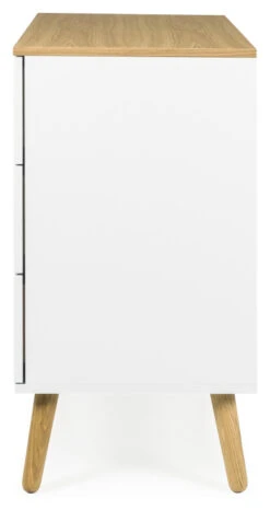 Dot Kommode 90x43 - Hvit/eik -UNOLIVING Butikk tenzo dot kommode 90x43 hvideg TZ00738 3 f9e5