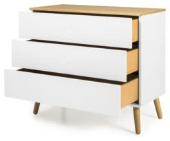 Dot Kommode 90x43 - Hvit/eik -UNOLIVING Butikk tenzo dot kommode 90x43 hvideg TZ00738 5 7bb0