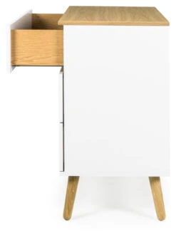 Dot Kommode 90x43 - Hvit/eik -UNOLIVING Butikk tenzo dot kommode 90x43 hvideg TZ00738 6 fff3
