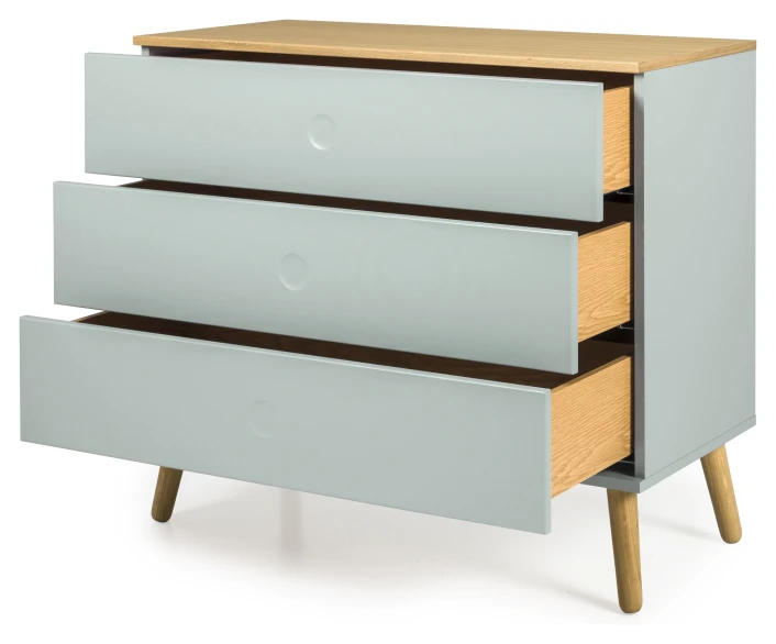 Dot Kommode 90x43 - Salvie/eik 5 Dot Kommode 90x43 - Salvie/eik - Bilde 5