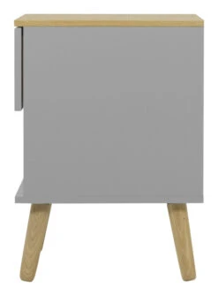 DOT Nattbord - Eik/Grå -UNOLIVING Butikk tenzo dot sengebord eggraa sengebord TZ00706 3 b507