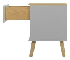 DOT Nattbord - Eik/Grå -UNOLIVING Butikk tenzo dot sengebord eggraa sengebord TZ00706 6 8725