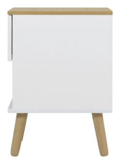 DOT Nattbord - Eik/Hvit -UNOLIVING Butikk tenzo dot sengebord eghvid sengebord TZ00705 4 be8c