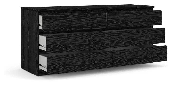 Naia Kommode - Svart M/6 Skuffer - Bilde 2