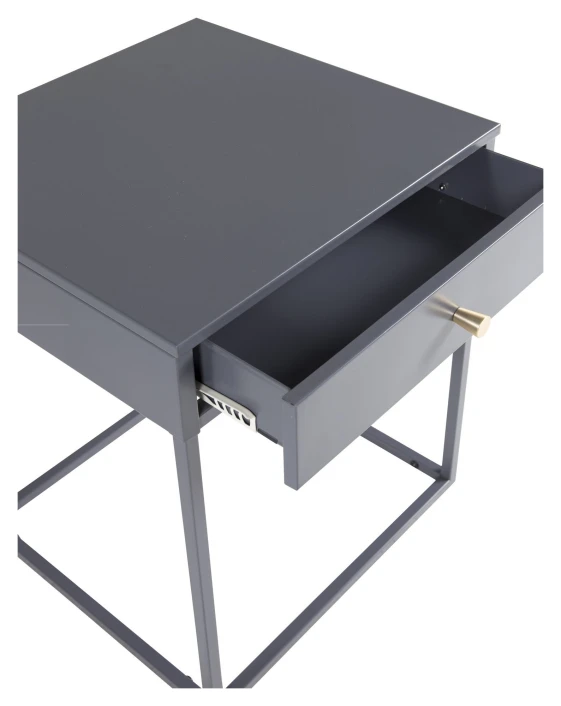 Bakal, Nattbord, Grå Metall 3 Bakal, Nattbord, Grå Metall - Bilde 3