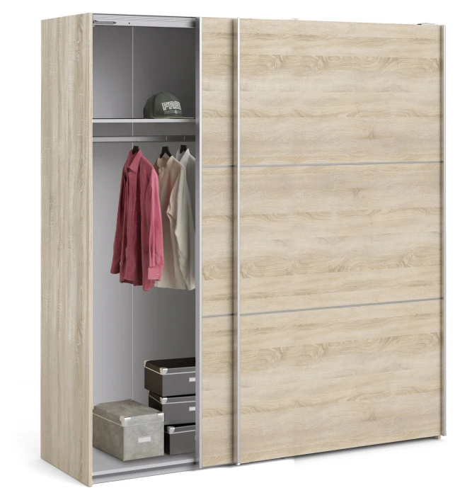 Verona Garderobeskap - Lys Tre - Bilde 3