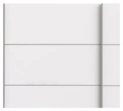 Verona Skapsmodul - Hvit - B:243 -UNOLIVING Butikk verona garderobeskab m skydedoere 8 paneler hvid b242 garderobeskabe TV00539 6 780d