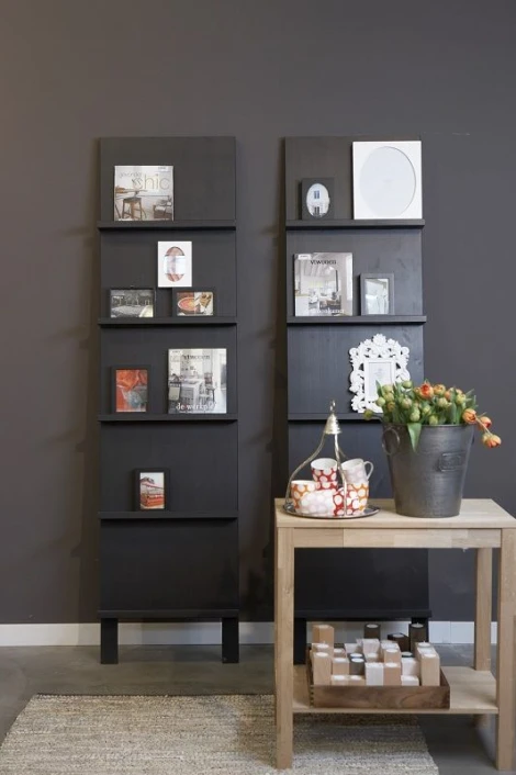 VTwonen Leaning Reol M/5 Hyller - Sort - Bilde 2