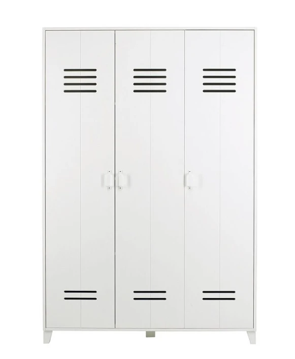 VTwonen Locker Garderobeskap M/3 Låger - Hvit 1 VTwonen Locker Garderobeskap M/3 Låger - Hvit