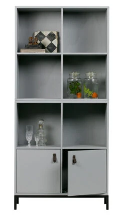 VTwonen Lower Modulreol M/4 åpne Rom - Grå -UNOLIVING Butikk vtwonen lower modulreol m4 aabne rum graa reoler EE01023 4 f3cb