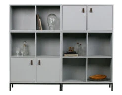 VTwonen Lower Modulreol M/4 åpne Rom - Grå -UNOLIVING Butikk vtwonen lower modulreol m4 aabne rum graa reoler EE01023 5 d9d0