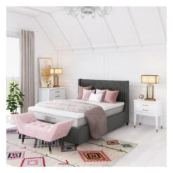 Westerleigh Kommode M. 4 Skuffer - Hvit -UNOLIVING Butikk westerleigh kommode m 4 skuffer hvid kommode NT01376 9 aad0