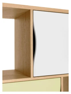 Woodman Avon Bokreol Smal - Oliven -UNOLIVING Butikk woodman avon bogreol smal oliven bogreoler WM00259 6 6094