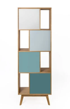 Woodman - Avon Reol H191 - Blå -UNOLIVING Butikk woodman avon reol h191 blaa reoler WM00194 6 53dd