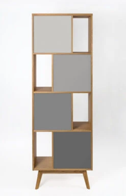 Woodman - Avon Standard Reol - Grå Nuancer -UNOLIVING Butikk woodman avon standard reol graa nuancer reoler WM00180 9 e4d9