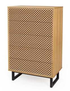 Woodman Camden Kommode - Eg/Diamond Print, 80x48 -UNOLIVING Butikk woodman camden kommode egdiamond print 80x48 kommoder WM00238 8 ce9c