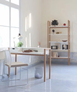 Woodman - Farringdon - Bokreol - Hvit 7 Woodman - Farringdon - Bokreol - Hvit -UNOLIVING Butikk woodman farringdon bogreol hvid bogreoler WM00020 4 53bc