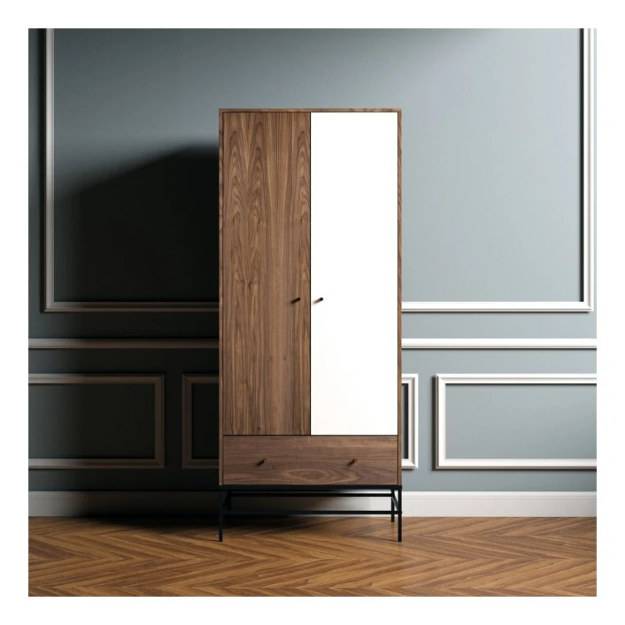 Woodman Flora Garderobeskap M. 2 Dører - Valnøtt - Bilde 2