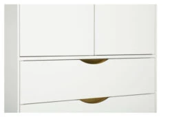 Woodman Kobe Garderobeskap M. 2 Dører - Hvit 10 Woodman Kobe Garderobeskap M. 2 Dører - Hvit -UNOLIVING Butikk woodman kobe garderobeskab m 2 laager hvid garderobeskabe WM00271 4 7430