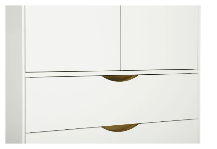 Woodman Kobe Garderobeskap M. 2 Dører - Hvit 4 Woodman Kobe Garderobeskap M. 2 Dører - Hvit - Bilde 4