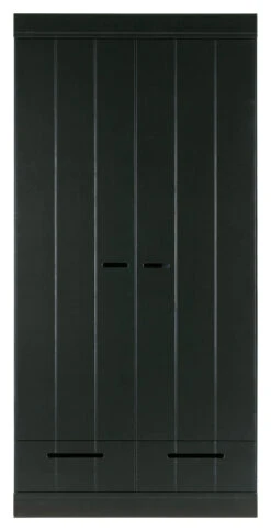 WOOOD Connect Garderobeskap 195x94x53 - Svart