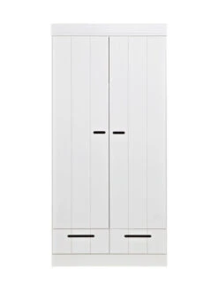 Woood - Connect Garderobeskap - Hvit -UNOLIVING Butikk woood connect garderobeskab hvid garderobeskabe EE00434 6 8d7f