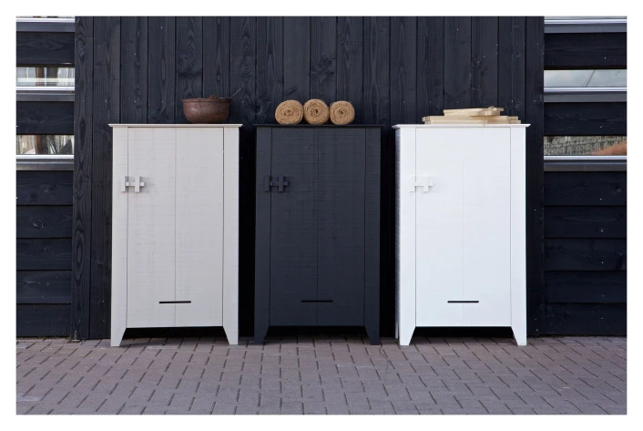 WOOOD Gijs Farmer Skap 142x85 - Svart - Bilde 3