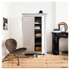 WOOOD Isabel Skap 191x118 - Grå 15 WOOOD Isabel Skap 191x118 - Grå -UNOLIVING Butikk woood isabel skab 191x118 graa EE00801 8 ee15