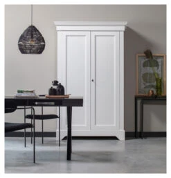 WOOOD Isabel Skap 191x118 - Hvit -UNOLIVING Butikk woood isabel skab 191x118 hvid EE00802 2 6fb4