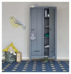 WOOOD Kluis Skap 190x95 - Grå 11 WOOOD Kluis Skap 190x95 - Grå -UNOLIVING Butikk woood kluis skab 190x95 graa EE00724 2 bc56