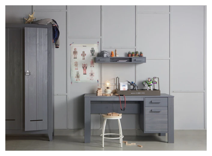 WOOOD Kluis Skap 190x95 - Grå 7 WOOOD Kluis Skap 190x95 - Grå - Bilde 7