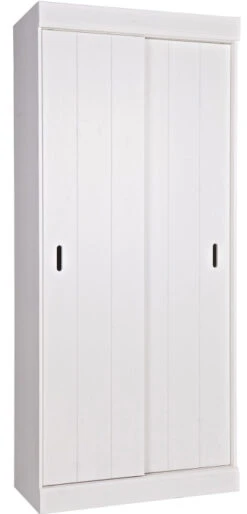 Woood - Row Garderobeskap - Hvit -UNOLIVING Butikk woood row garderobeskab hvid garderobeskabe EE00568 1 fa2d