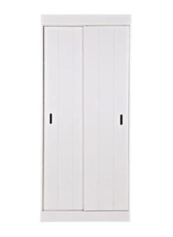 Woood - Row Garderobeskap - Hvit -UNOLIVING Butikk woood row garderobeskab hvid garderobeskabe EE00568 9 7cef