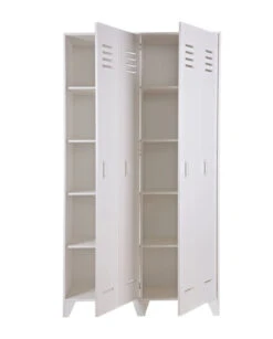 Woood - Stijn Garderobeskap - Hvit -UNOLIVING Butikk woood stijn garderobeskab hvid garderobeskabe EE00575 4 03a6