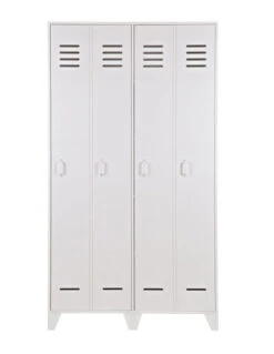 Woood - Stijn Garderobeskap - Hvit -UNOLIVING Butikk woood stijn garderobeskab hvid garderobeskabe EE00575 9 73fd