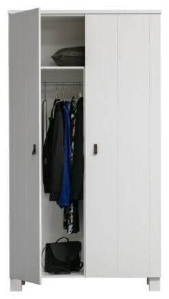 WOOOD Ties Garderobeskap 111x55 - Hvit 11 WOOOD Ties Garderobeskap 111x55 - Hvit -UNOLIVING Butikk woood ties garderobeskab 111x55 hvid EE03639 4 3859