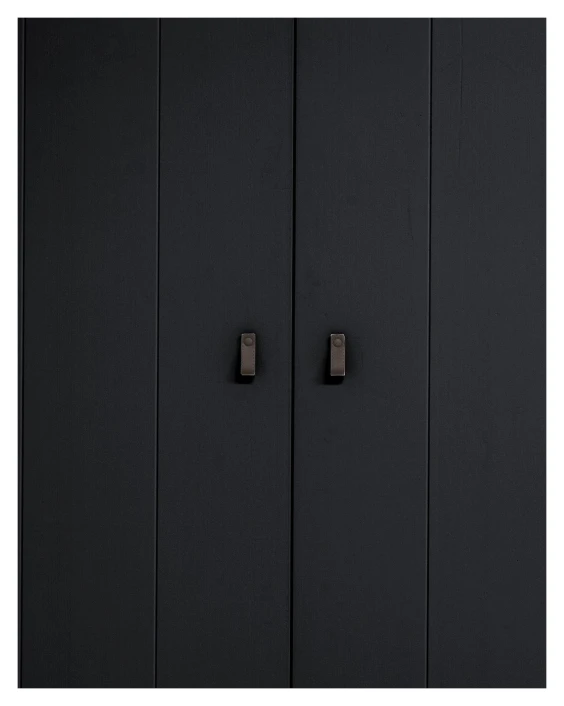 Woood Ties Garderobeskab - Sort 2 Woood Ties Garderobeskab - Sort - Bilde 2