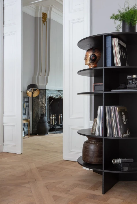 Woood Trian Tower Reol - Sort Ask - Bilde 2