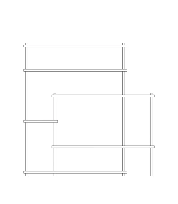 WOUD - Elevate Reolsystem Eik - #11 2 WOUD - Elevate Reolsystem Eik - #11 - Bilde 2