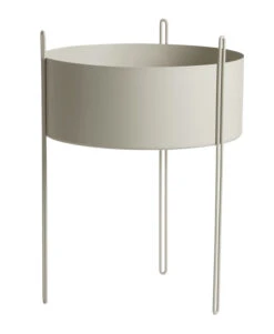 WOUD - Pidestall Flowerpot Large - Grå