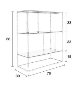 Zuiver - Son Reol - Grå 15 Zuiver - Son Reol - Grå -UNOLIVING Butikk zuiver son reol graa reoler ZU01037 8 d53c